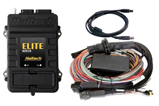 Haltech - Haltech Elite 1500 Premium Universal Wire - In Harness ECU Kit - Demon Performance