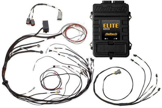 Haltech - Haltech Elite 1500 Terminated Harness ECU Kit w/ Square EV1 Injector Connectors - Demon Performance