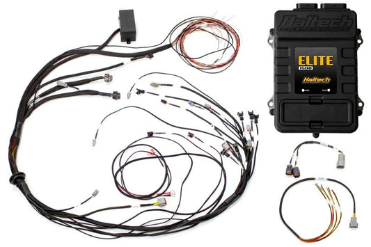 Haltech - Haltech Elite 1500 Terminated Harness ECU Kit w/ Square EV1 Injector Connectors - Demon Performance