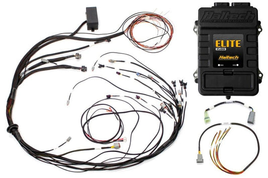 Haltech - Haltech Elite 1500 Terminated Harness ECU Kit w/ Square EV1 Injector Connectors - Demon Performance
