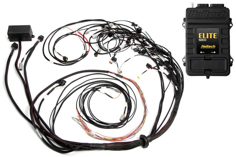 Haltech - Haltech Elite 2500 Terminated Harness ECU Kit w/ OE Injector Connectors - Demon Performance