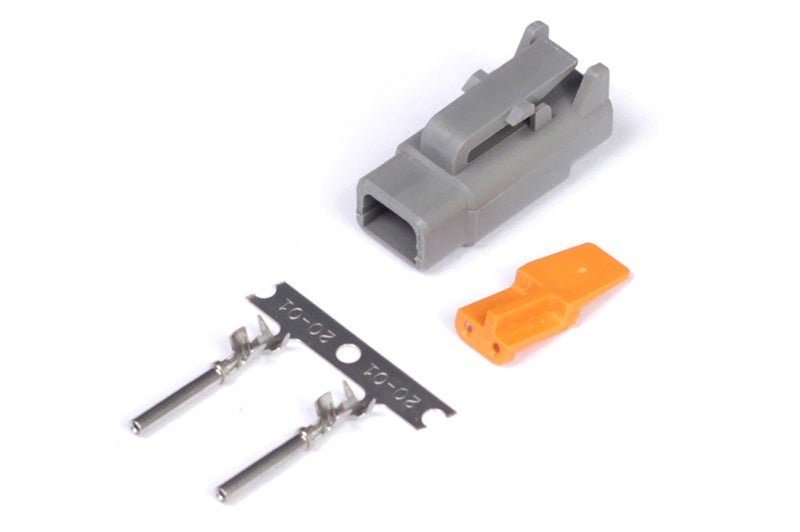 Haltech - Haltech Male Deutsch DTM - 2 Connector 7.5 Amp Plug & Pins - Demon Performance