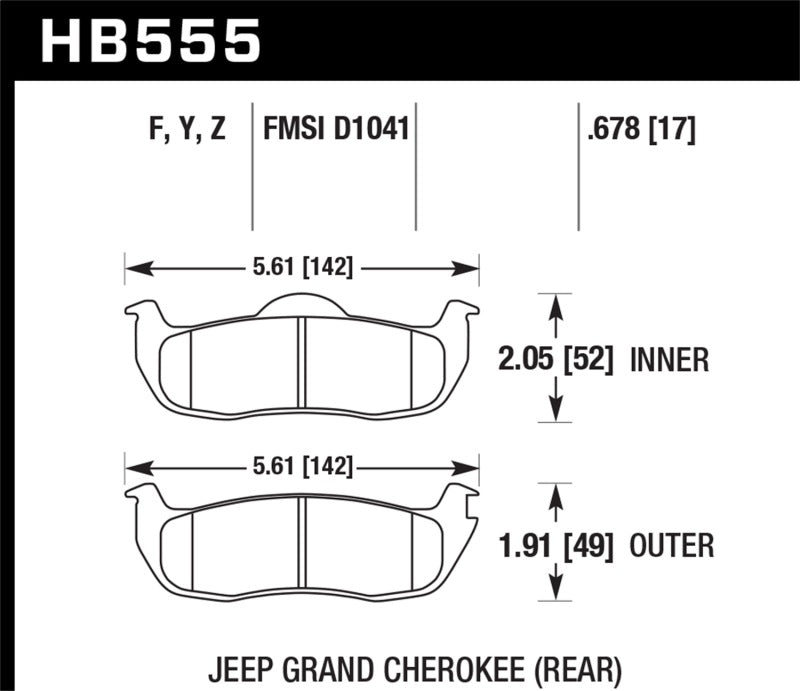Hawk Performance - Hawk 06 - 10 Jeep Commander / 05 - 10 Grand Cherokee / 05 - 10 Armada / 04 Pathfinder / 04 - 10 Tital 5.6L / - Demon Performance