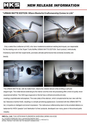 HKS - HKS 89-94 Nissan Skyline GT-R E-BNR32 RB26DETT URBAN MATTE Edition Super Turbo Muffler - Demon Performance