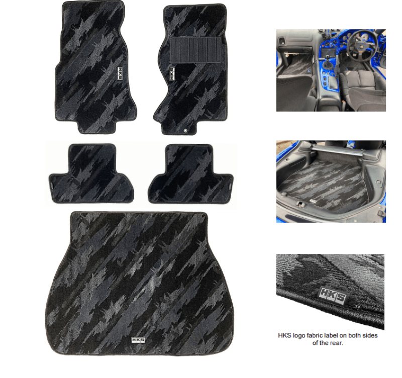 HKS - HKS FLOOR MATS FD3S FULL SET OCT RHD - Demon Performance