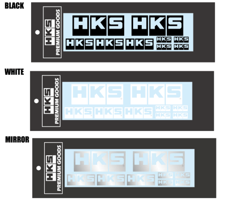 HKS - HKS LOGO Sticker a la carte BLACK - Demon Performance