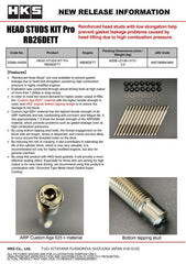 HKS - HKS Nissan RB26DETT Pro Head Stud Kit - Demon Performance