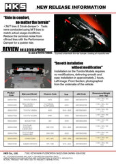 HKS - HKS Performance Damper for 1999 - 2009 S2000 - Demon Performance