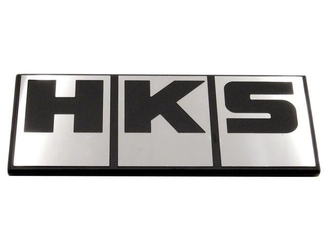 HKS - HKS Silver Block Logo Emblem - Demon Performance