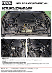 HKS - HKS SUPER SQV4 RETURN KIT PLUS RZ34 VR30DDTT - Demon Performance