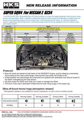 HKS - HKS SUPER SQV4 RETURN KIT PLUS RZ34 VR30DDTT - Demon Performance