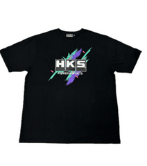 HKS - HKS T-SHIRT SUPER RACING v2 BLACK XL - Demon Performance