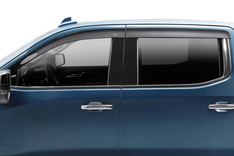Husky Liners - Husky Liners 17 - 24 Nissan Titan CC Ventvisor Low Profile (4pc) - Smoke - Demon Performance