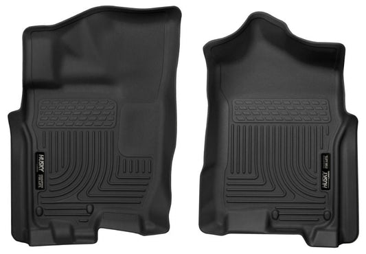 Husky Liners - Husky Liners 17 - 24 Nissan Titan Crew Cab/16 - 24 Titan XD Crew Cab X - Act Front Floor Liner Set Black - Demon Performance