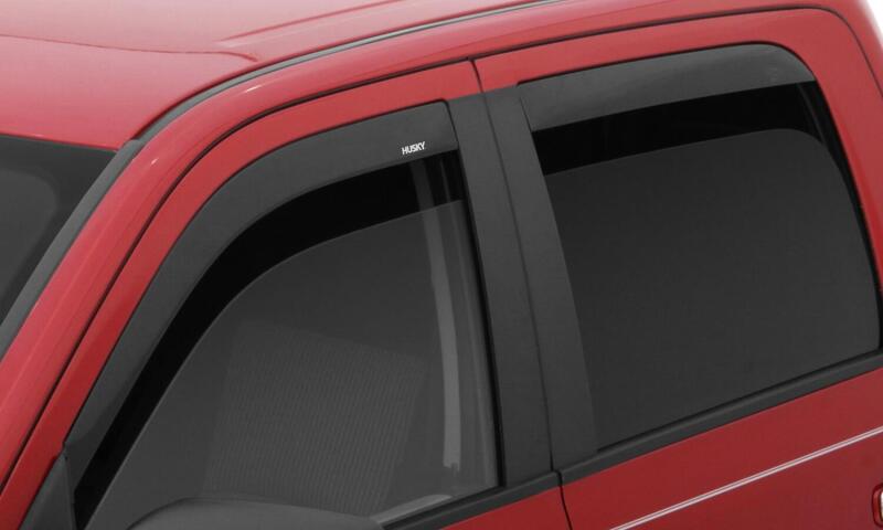 Husky Liners - Husky Liners 19 - 24 RAM 1500 Quad Cab In - Channel Mount Ventvisor Low Profile (4pc) - Smoke - Demon Performance