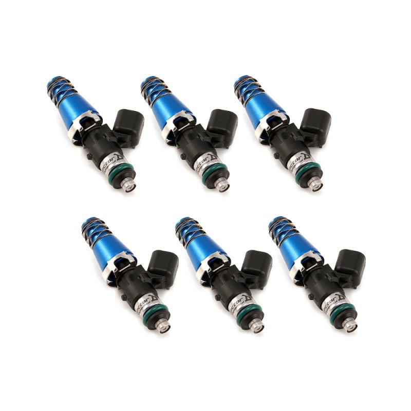 Injector Dynamics - Injector Dynamics 1340cc Injectors - 60mm Length - 11mm Blue Top - 14mm Lower O - Ring (Set of 6) - Demon Performance