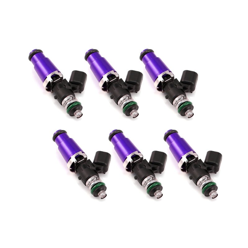 Injector Dynamics - Injector Dynamics 1750-XDS - 60mm Length - 14mm Purple Top - 14mm Lower O-Ring (Set of 6) - Demon Performance