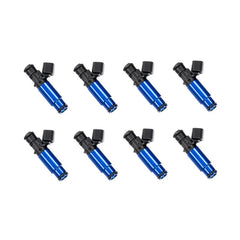 Injector Dynamics - Injector Dynamics 1750-XDS - Injectors 60mm / 14mm top o-ring 14mm Blue Bottom Adaptor - Set of 8 - Demon Performance