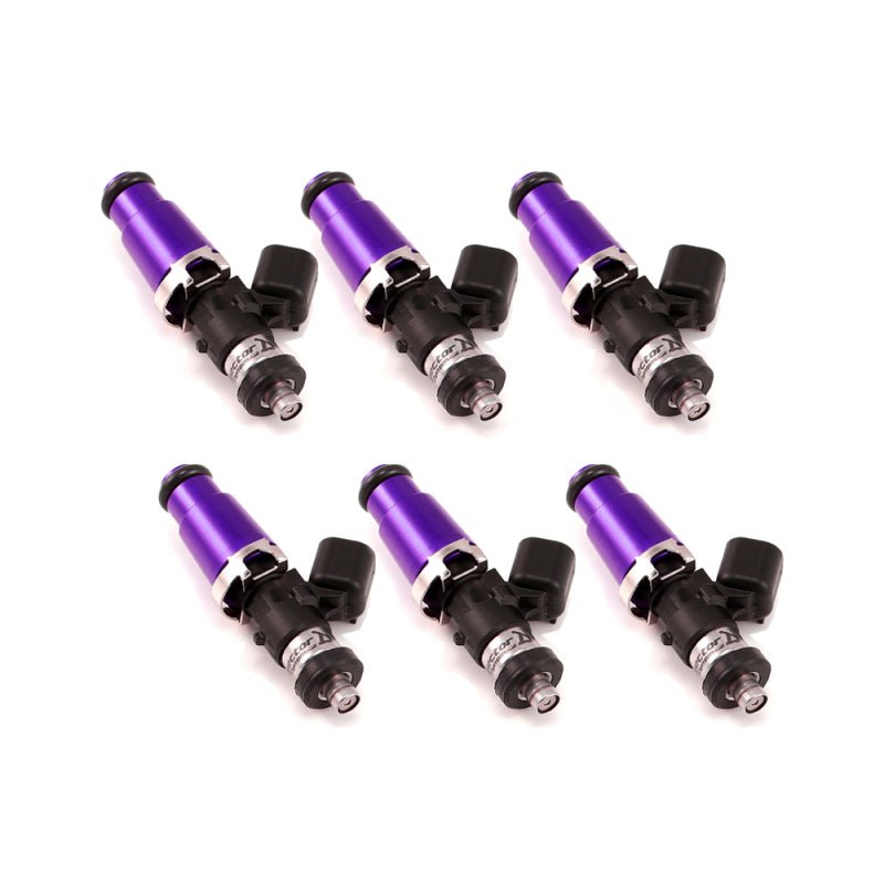 Injector Dynamics - Injector Dynamics ID1050X Injectors 14mm (Purple) Adaptor Tops Denso Lower (Set of 6) - Demon Performance