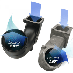 S&B - Intake Elbow 180 Degree For 98 - 02 Dodge Ram 2500 3500 5.9L Diesel S&B - Demon Performance