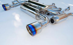 Invidia - Invidia 02 - 08 Nissan 350z Gemini Rolled Titanium Tip Cat - back Exhaust - Demon Performance