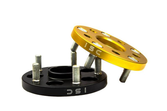 ISC Suspension - ISC Suspension Nissan 5x114.3 Hub Centric (66 Hub Bore) Wheel Spacers 15mm Black (Pair) - Demon Performance