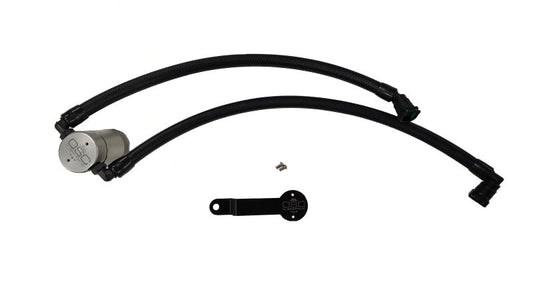 J&L - J&L 19 - 25 Ram 1500 3.6L Oil Separator 3.0 PCV Side - Clear Anodized - Demon Performance