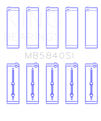King Engine Bearings - King Chrysler / Dodge Gen 3 Hemi 5.7L / 6.1L / 6.4L (Size 0.5) Crankshaft Main Bearing Set of 5 - Demon Performance