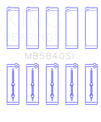 King Engine Bearings - King Engine Bearings Chrysler/Dodge Gen 3 Hemi 5.7/6.1/6.4 (Size +0.75mm) Main Bearing Set - Demon Performance