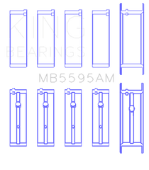 King Engine Bearings - King Engine Bearings Datsun Ka - 24E (Size +0.25mm) Main Bearing Set - Demon Performance