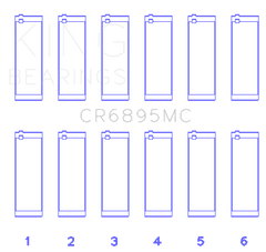 King Engine Bearings - King Engine Bearings Ford Ecoboost 3.5L V6 Connecting Rod Bearing Set - Demon Performance