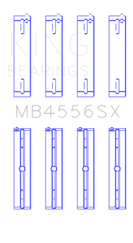 King Engine Bearings - King Engine Bearings VM Motori A630/L630 Ecodiesel 3.0L Main Bearing Set - Demon Performance