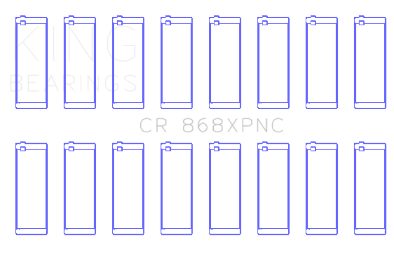 King Engine Bearings - King Ford 4.6L/5.4L V8 SOHC (Size STD) Performance Coated Rod Bearing Set - Demon Performance
