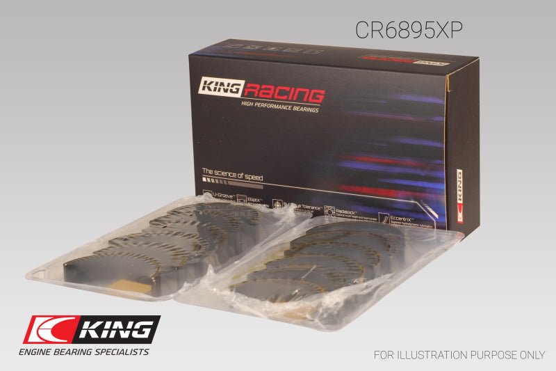 King Engine Bearings - King Ford Ecoboost 3.5L V6 (Size 0.26) Connecting Rod Bearing Set - Demon Performance