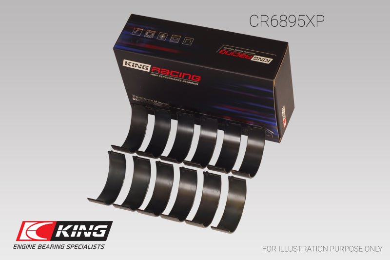 King Engine Bearings - King Ford Ecoboost 3.5L V6 (Size 0.26) Connecting Rod Bearing Set - Demon Performance