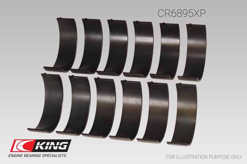 King Engine Bearings - King Ford Ecoboost 3.5L V6 (Size 0.26) Connecting Rod Bearing Set - Demon Performance