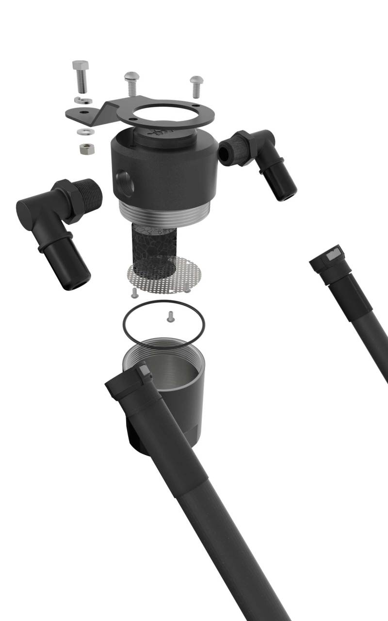 K&N Engineering - K&N 15 - 23 Ford Mustang 2.3L Ecoboost Oil Catch Can - Demon Performance