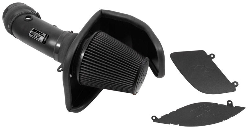 K&N Engineering - K&N 17 - 23 Dodge Charger/Challenger Hellcat SC 6.2L V8 DRYFLOW Performance Air Intake System - Demon Performance