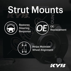 KYB - KYB 15 - 22 Ford Mustang / 15 - 23 Ford Edge Rear Strut Mount - Demon Performance