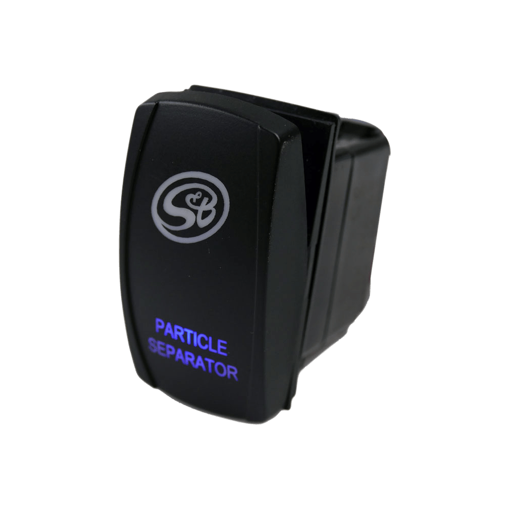 S&B - LED Rocker Switch with S&B Logo for Particle Separator - Demon Performance