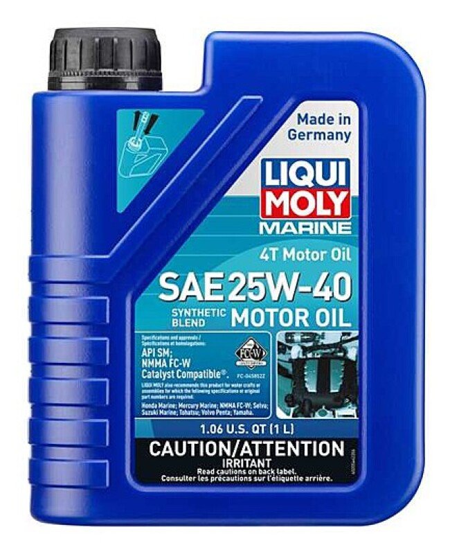 LIQUI MOLY - LIQUI MOLY 1L Marine 4T Motor Oil 25W40 - Demon Performance