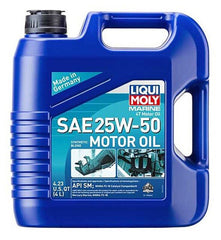 LIQUI MOLY - LIQUI MOLY 4L Marine 4T Motor Oil SAE 25W50 - Demon Performance