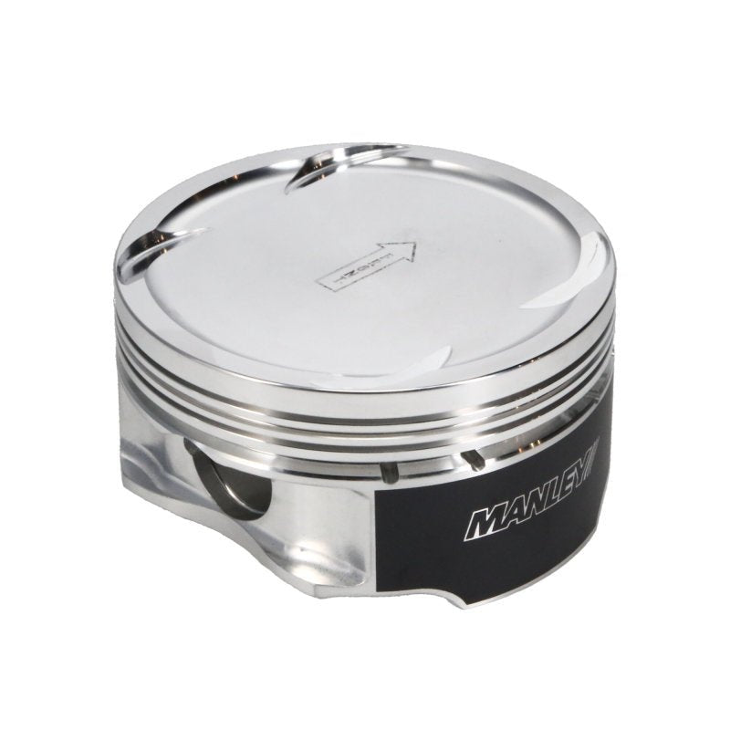 Manley Performance - Manley 03 - 07 Nissan 350Z/Maxima 81.4mm Stroker 95.75mm +.25mm Bore 8.5:1 Dish Piston Set w/ Rings - Demon Performance