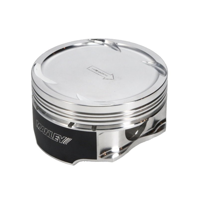 Manley Performance - Manley 03 - 07 Nissan 350Z/Maxima 81.4mm Stroker 95.75mm +.25mm Bore 8.5:1 Dish Piston Set w/ Rings - Demon Performance