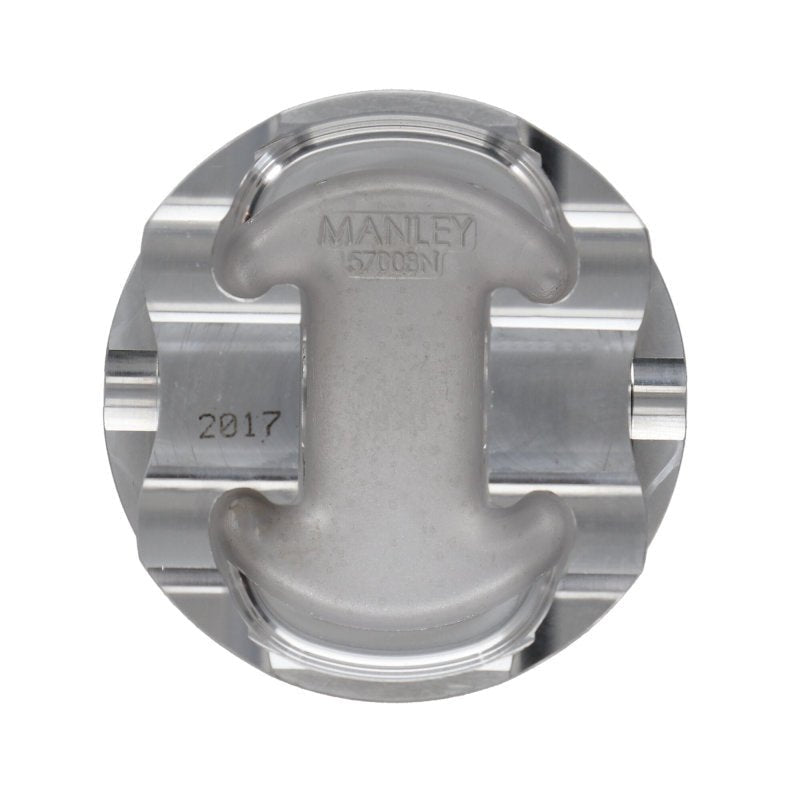 Manley Performance - Manley 03 - 07 Nissan 350Z/Maxima 81.4mm Stroker 96.00mm +.5mm Bore 8.5:1 Dish Piston Set w/ Rings - Demon Performance
