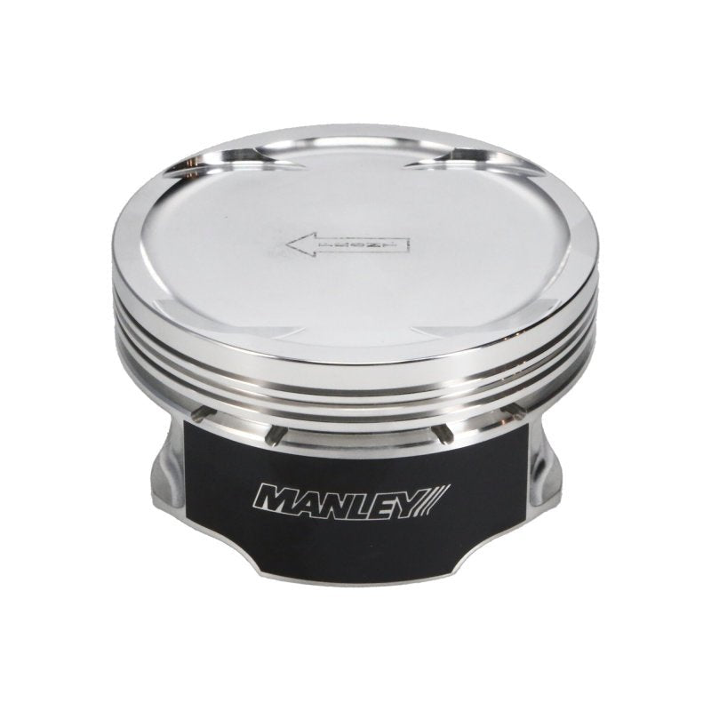 Manley Performance - Manley 03 - 07 Nissan 350Z/Maxima 81.4mm Stroker 96.00mm +.5mm Bore 8.5:1 Dish Piston Set w/ Rings - Demon Performance