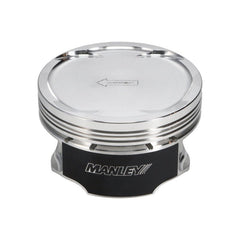 Manley Performance - Manley 03 - 07 Nissan 350Z/Maxima 81.4mm Stroker 96.50mm +1.0mm Bore 8.5:1 Dish Piston Set w/ Rings - Demon Performance