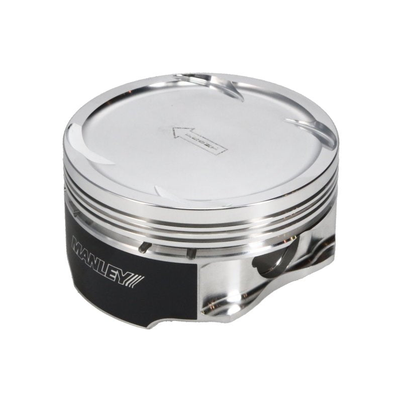 Manley Performance - Manley 03 - 07 Nissan 350Z/Maxima/Altima 81.4mm Stroker 95.5mm Std Bore 8.5:1 Dish Piston Set w/ Rings - Demon Performance