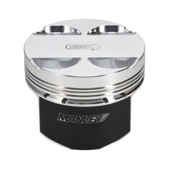 Manley Performance - Manley 16+ Nissan VR30DDTT 86mm Bore Grade 2 10:1 CR - 3.5cc Dome Flat Top Piston w/ Rings (SINGLE) - Demon Performance