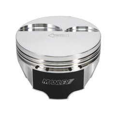 Manley Performance - Manley Chevrolet LS 4.065in Bore 1.304in CD 4CC Platinum Series Dish Piston - Set of 8 - Demon Performance